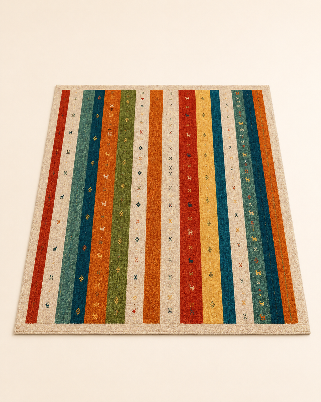 Retro Patchwork Area Rug