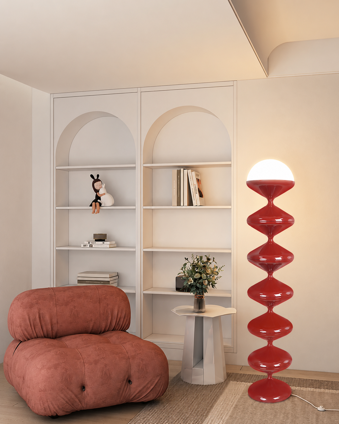 Bauhaus Flat-Ball LED Floor Lamp