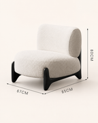 Modern Bouclé Accent Chair