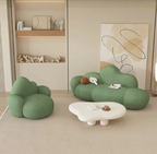 Cloud-Shaped Bouclé Seating