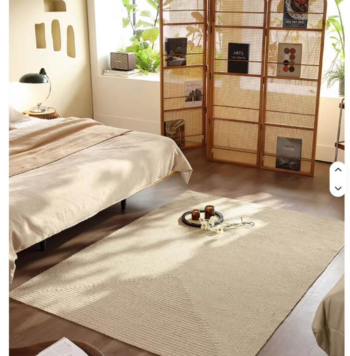 Handwoven Wabi-Sabi Jute Area Rug