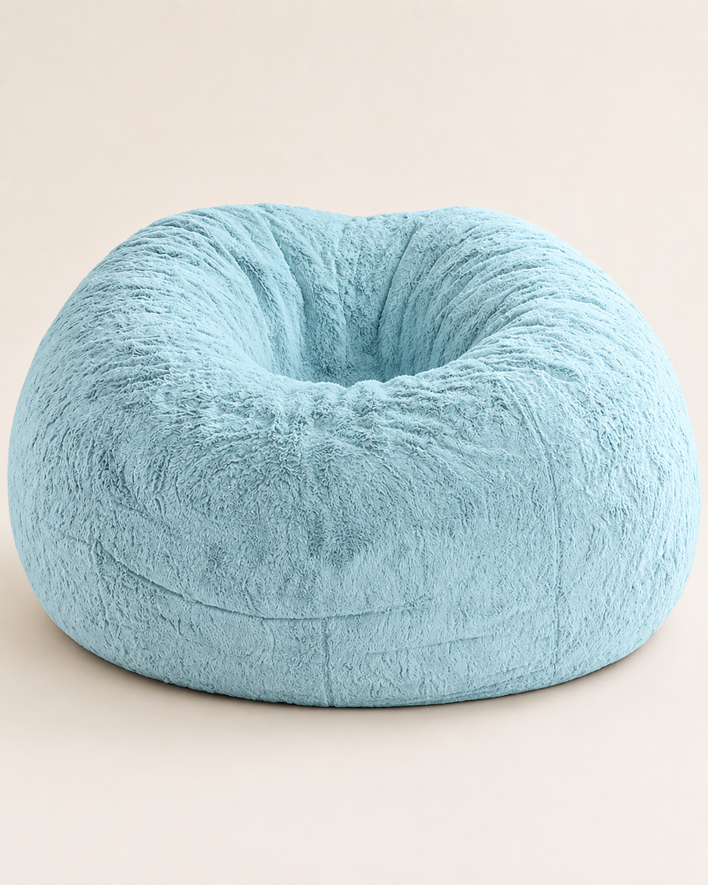 Plush Faux Fur Bean Bag Chair