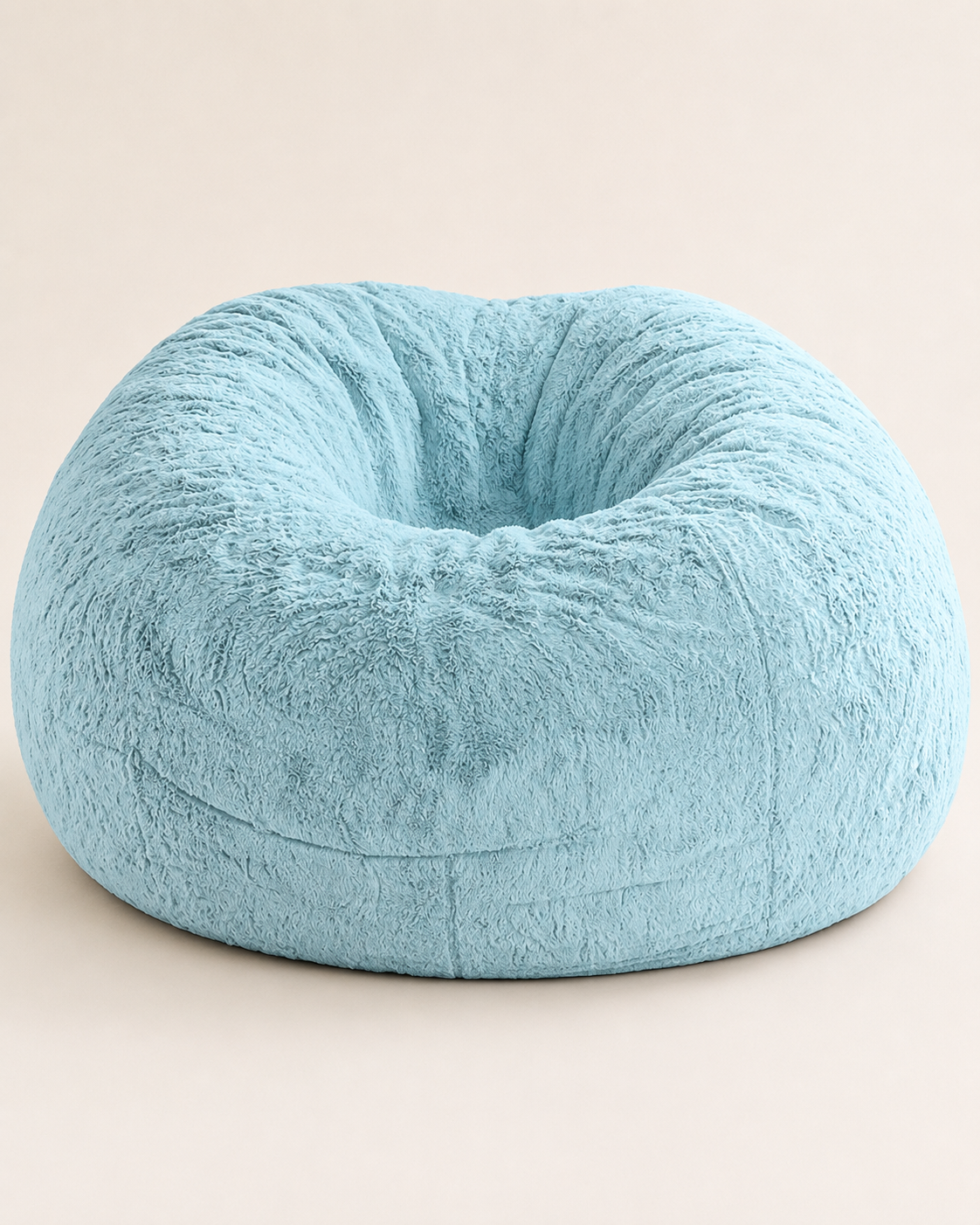 Plush Faux Fur Bean Bag Chair