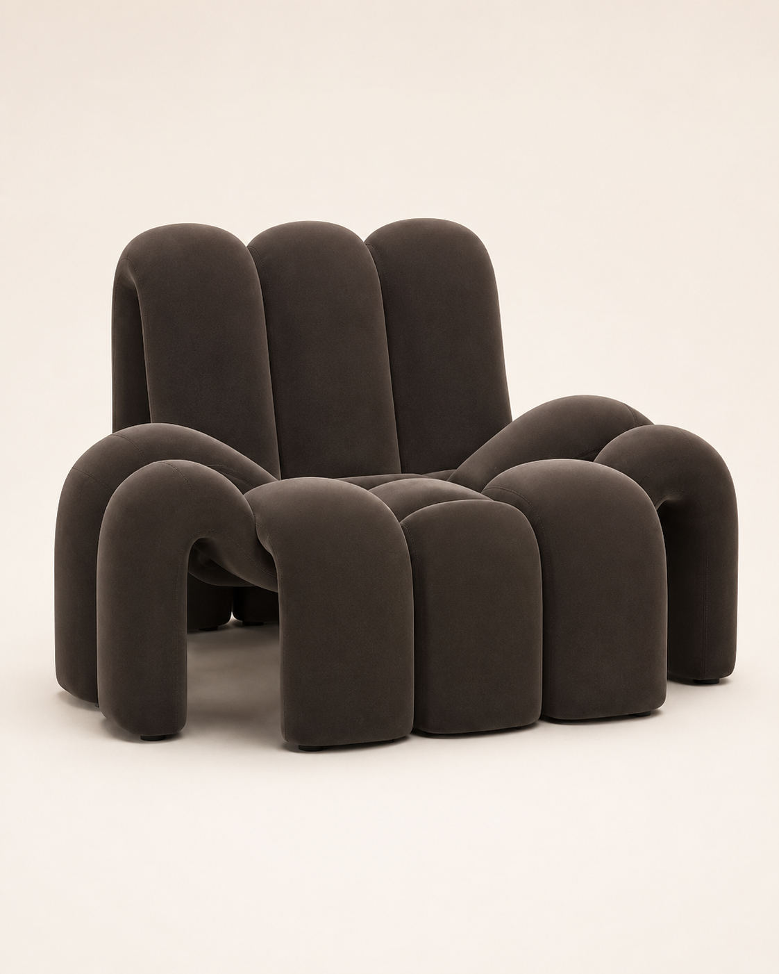 Channel-Tufted Accent Chair