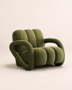 Channel-Tufted Loveseat