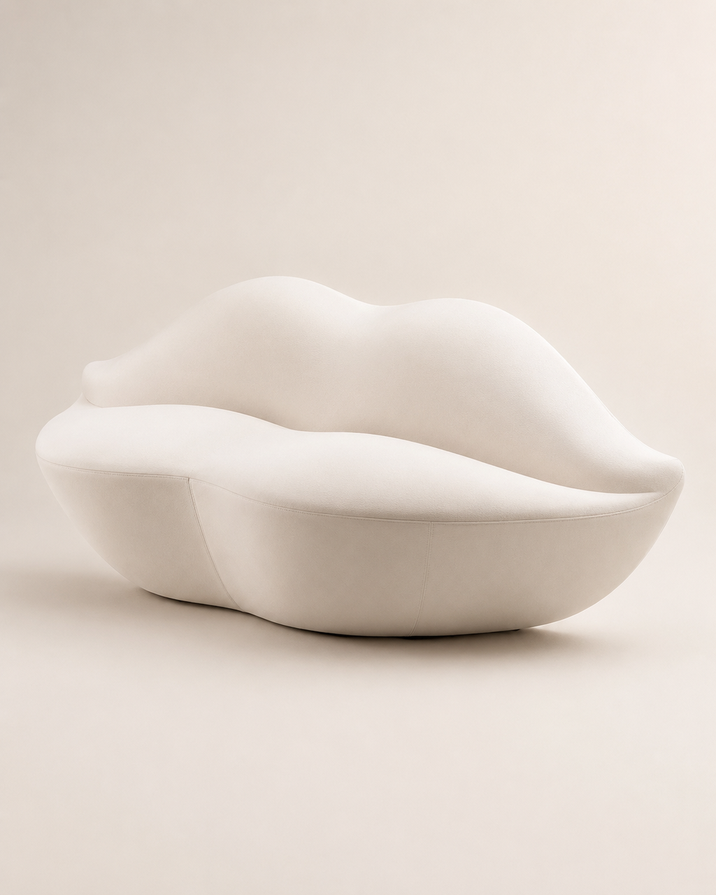 Red Lips-Shaped Statement Sofa