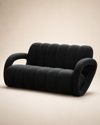 Channel-Tufted Loveseat