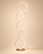 Five-Ring LED Floor Lamp