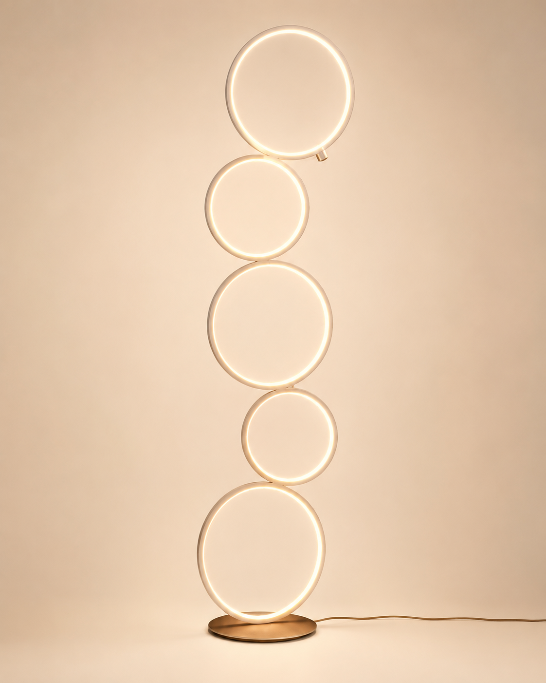 Five-Ring LED Floor Lamp