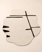 Abstract Crystal Velvet Area Rug