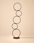 Five-Ring LED Floor Lamp