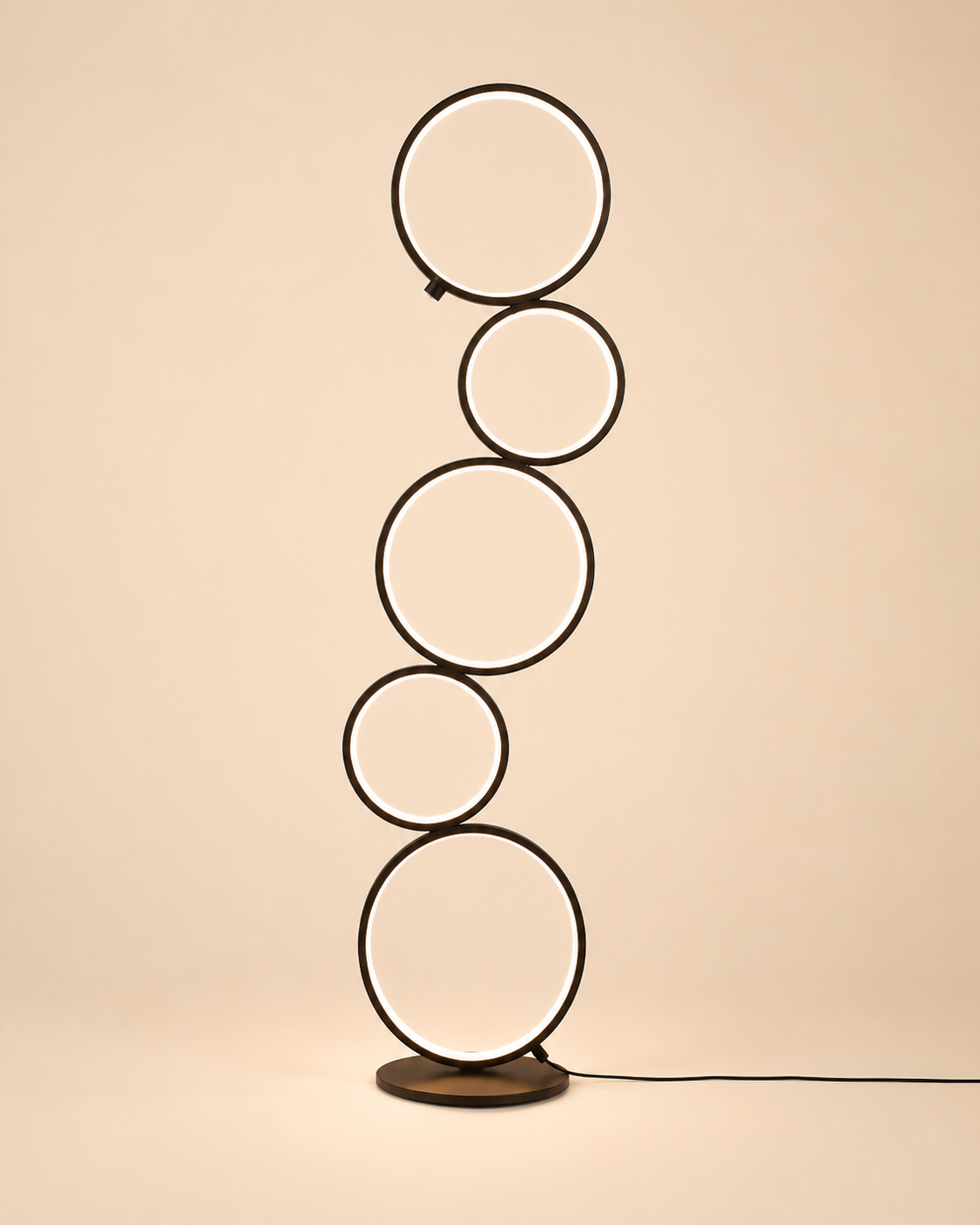Five-Ring LED Floor Lamp
