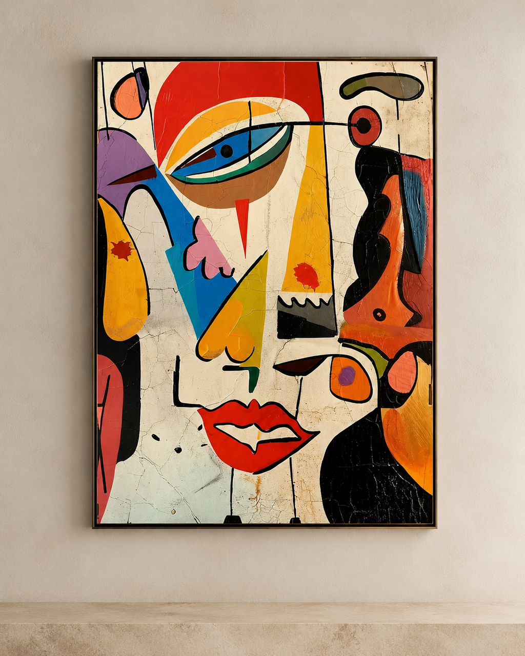 Colorful Modern Abstract Oil Painting