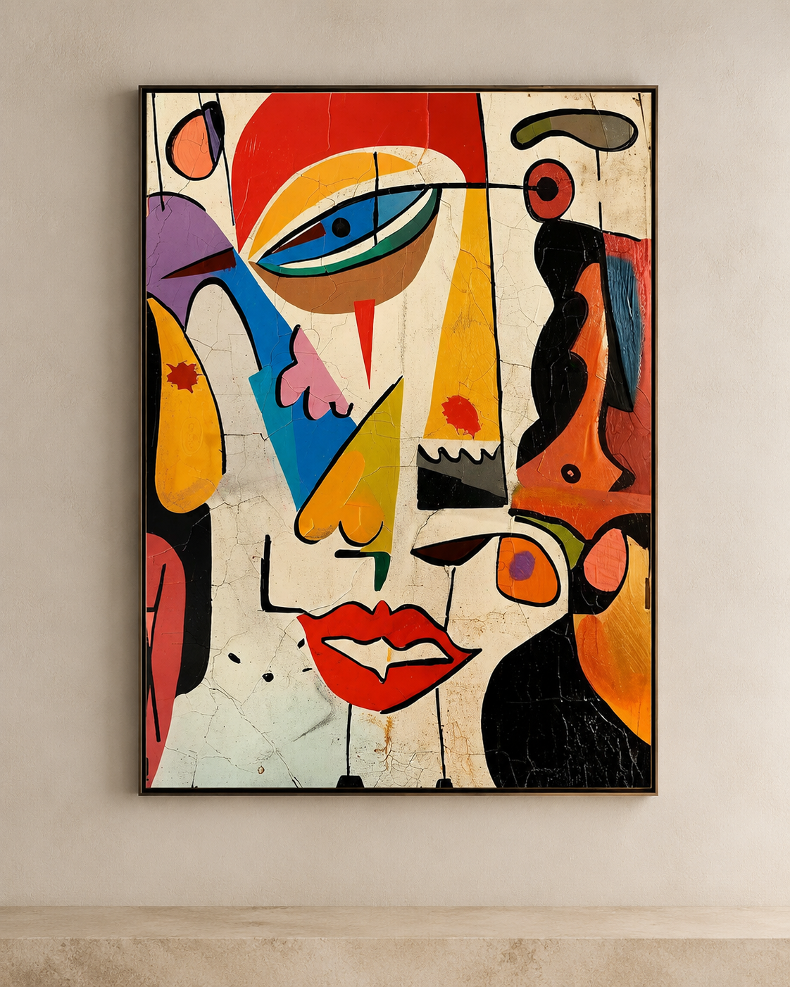 Colorful Modern Abstract Oil Painting