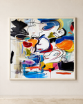 Hand-Painted Modern Abstract Wall Art