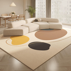 French-Inspired Printed Cream Area Rug