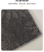 Abstract Crystal Velvet Area Rug