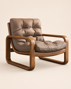 Nordic Leather Lounge Chair