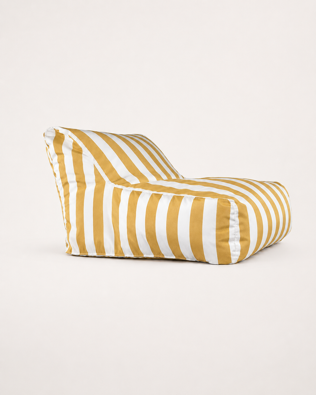 Water-Repellent Striped Bean Bag Lounger