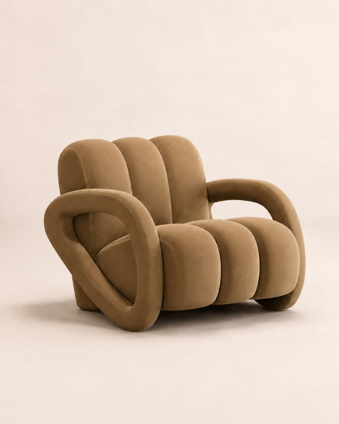 Channel-Tufted Loveseat
