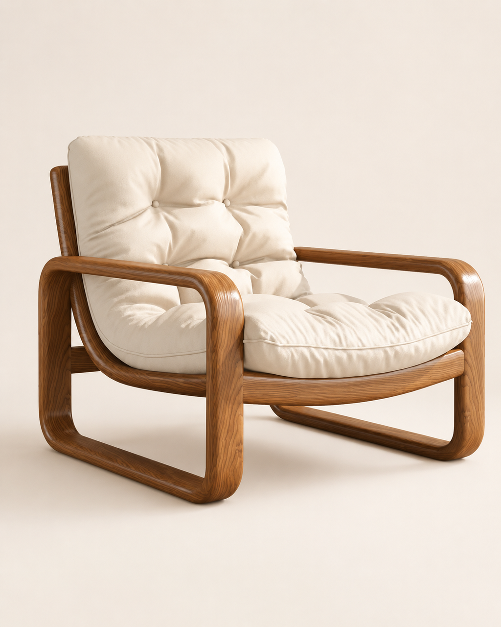 Nordic Leather Lounge Chair