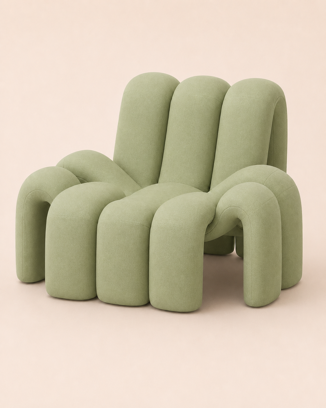 Channel-Tufted Accent Chair