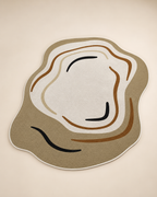 Abstract Crystal Velvet Area Rug