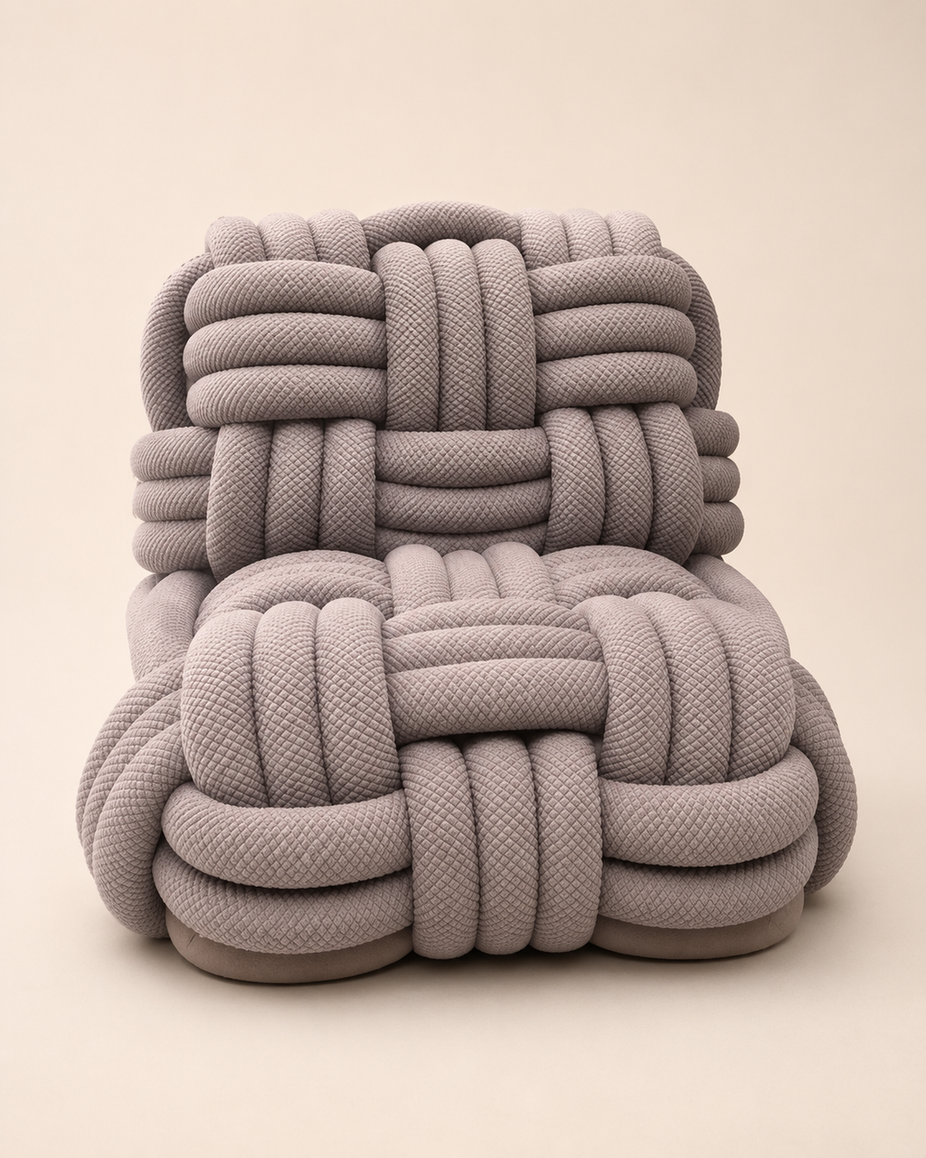 Sculptural Knotted Lounge Chair
