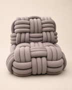 Sculptural Knotted Lounge Chair