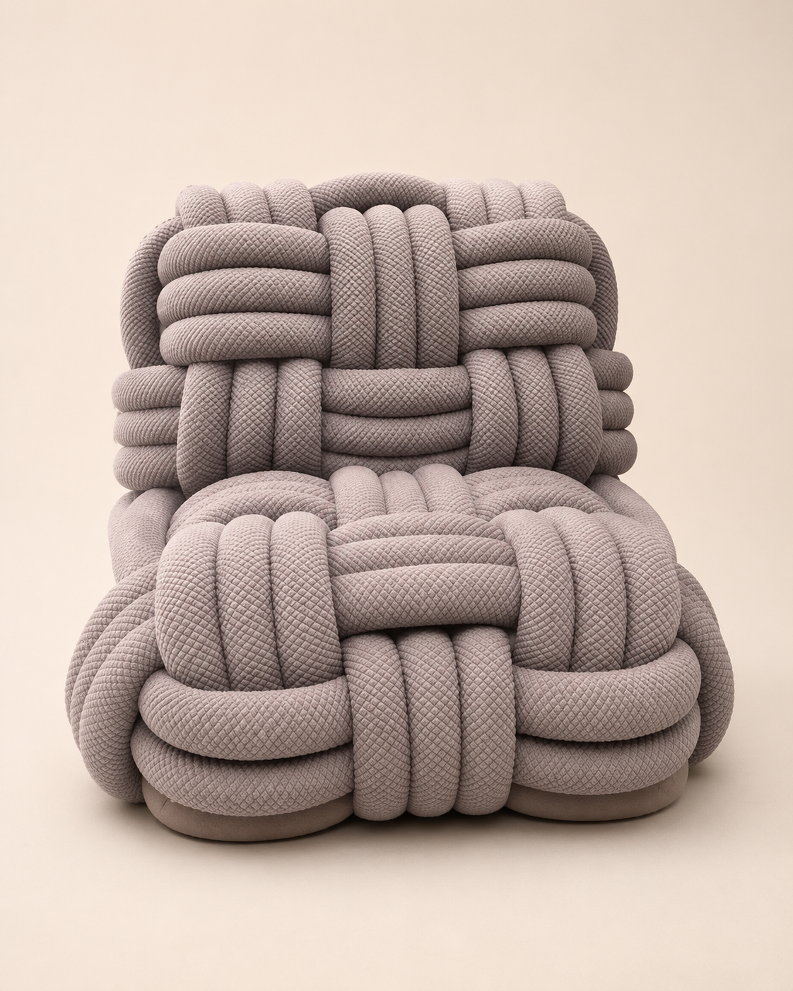 Sculptural Knotted Lounge Chair