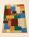 Retro Patchwork Area Rug