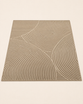 French-Inspired Printed Cream Area Rug