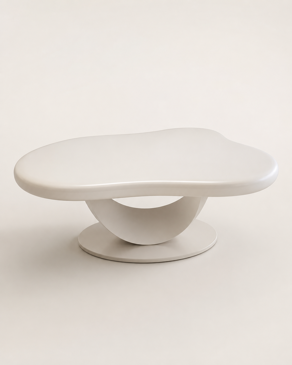 Sculptural Marble Coffee Tabl
