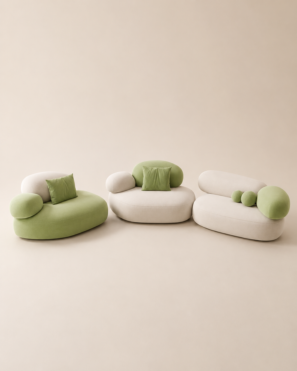 Modern Bouclé Sofa