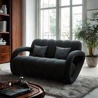 Channel-Tufted Loveseat