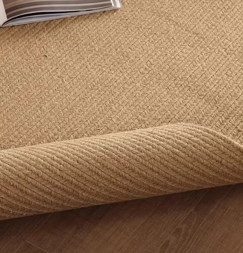Handwoven Wabi-Sabi Jute Area Rug