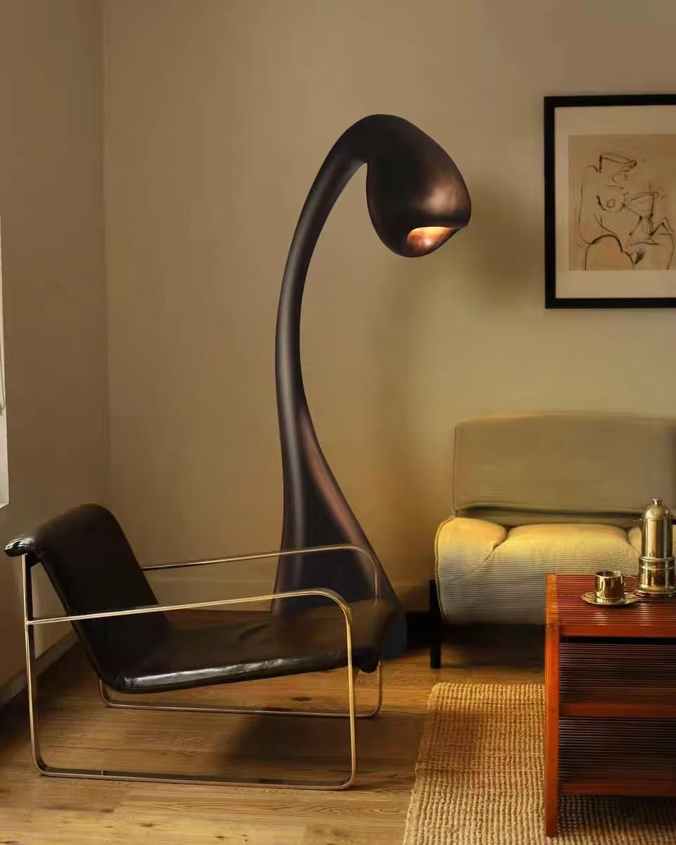 French Flower Bud Sculptural Floor Lamp